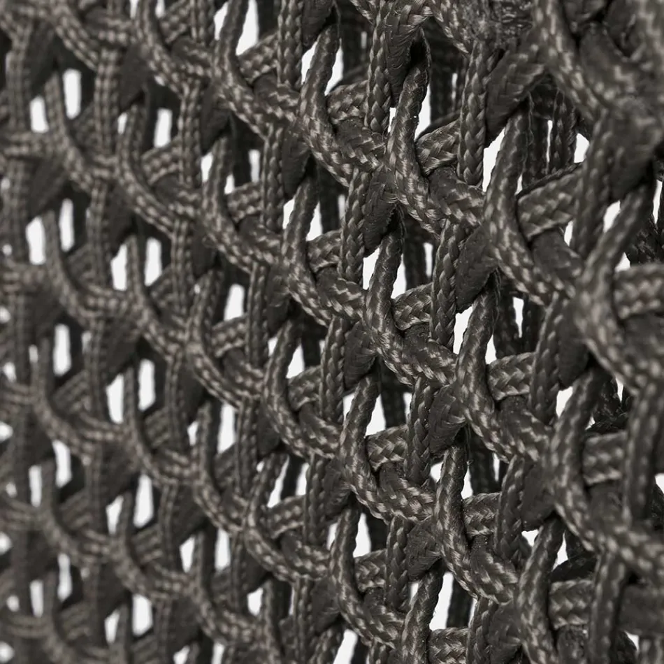 Poltrona de Jardim com Pernas de Teca e Assento em Tecido, Homemotion - Chantall Viadurini