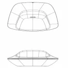 Poltrona de jardim de polietileno design contemporâneo Ufo by Vondom Viadurini