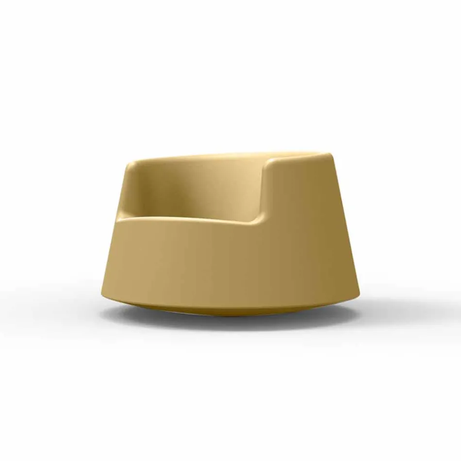 Poltrona de jardim design moderno Roleta Vondom em polietileno Viadurini