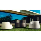 Poltrona de jardim design moderno Roleta Vondom em polietileno Viadurini