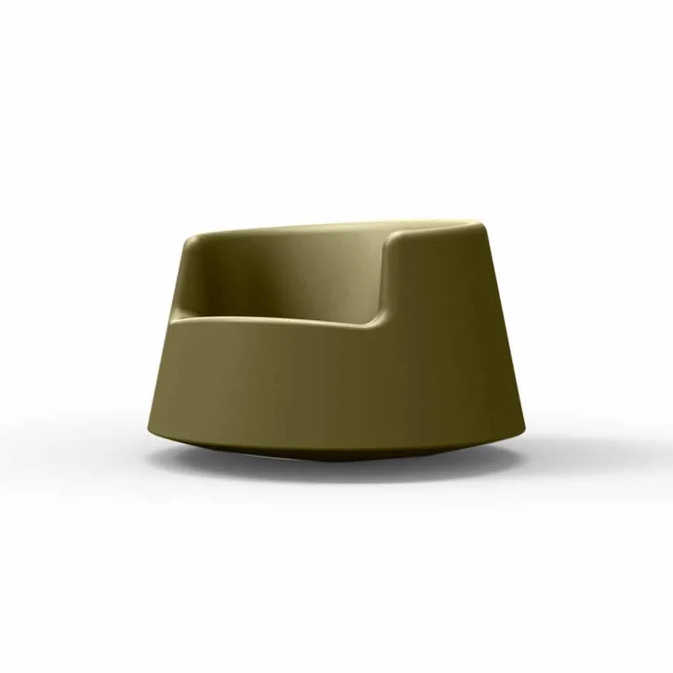 Poltrona de jardim design moderno Roleta Vondom em polietileno Viadurini