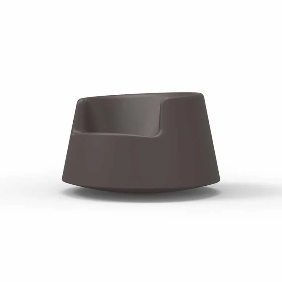 Poltrona de jardim design moderno Roleta Vondom em polietileno Viadurini