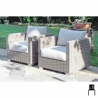 Poltrona mão tecido design jardim Elsa Viadurini