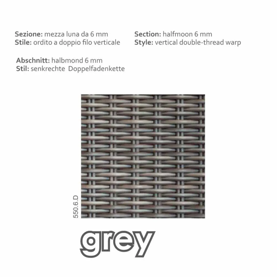 Poltrona mão tecido design jardim Elsa Viadurini