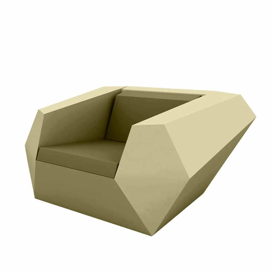 Poltrona de jardim Faz by Vondom design moderno em polietileno Viadurini