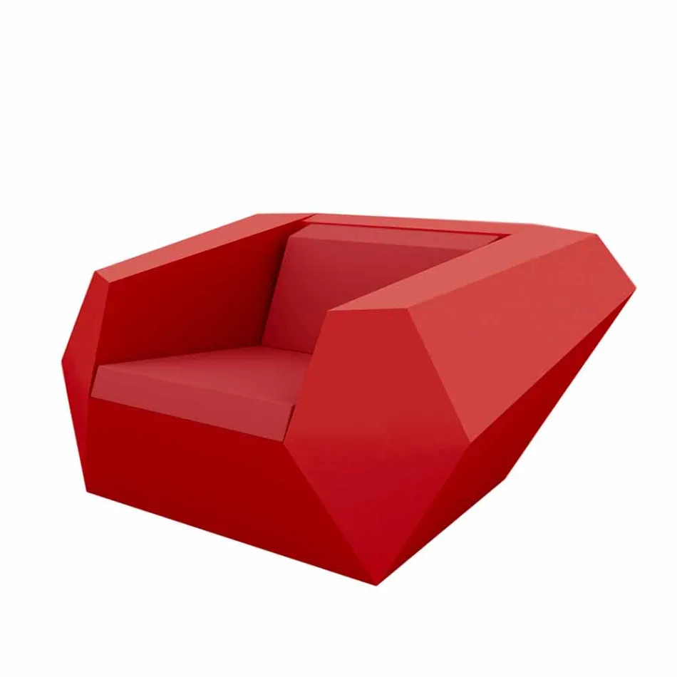 Poltrona de jardim Faz by Vondom design moderno em polietileno Viadurini