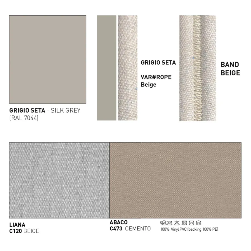 Poltrona de jardim de alumínio feita na Itália - Emmacross por Varaschin Viadurini