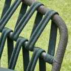 Poltrona de jardim de alumínio feita na Itália - Emmacross por Varaschin Viadurini