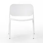 Poltrona de Jardim em Metal Pintado Made in Italy 2 Peças - Synergy Viadurini