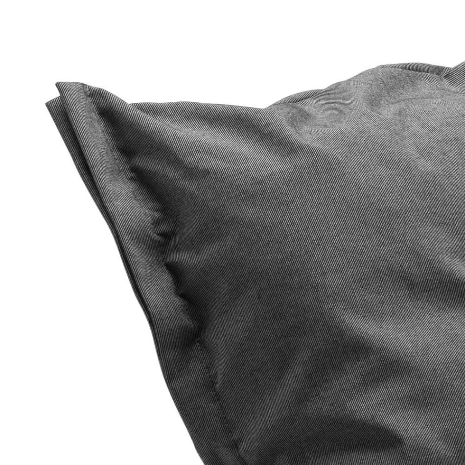 Poltrona de Jardim em Polietileno e Tecido Made in Italy - Freccia Viadurini