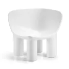 Poltrona de Jardim em Polietileno e Tecido Made in Italy - Freccia Viadurini