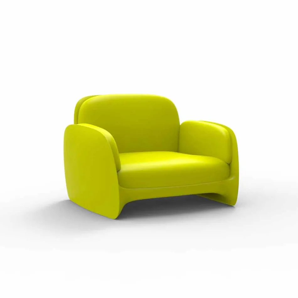 Pezzettina by Vondom poltrona de jardim de polietileno, design Viadurini