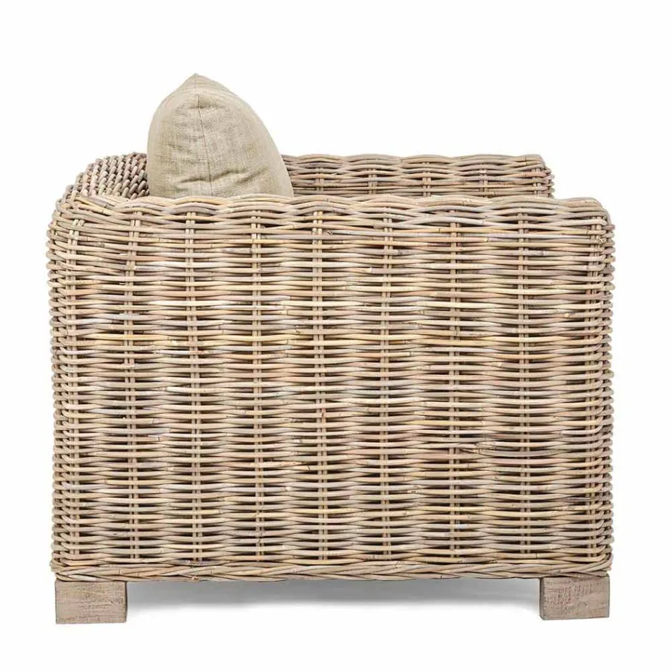 Poltrona de jardim de rattan para ambiente interno / externo - Ceará Viadurini