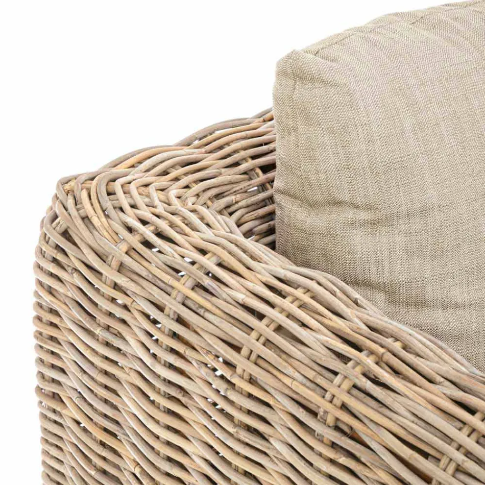 Poltrona de jardim de rattan para ambiente interno / externo - Ceará Viadurini