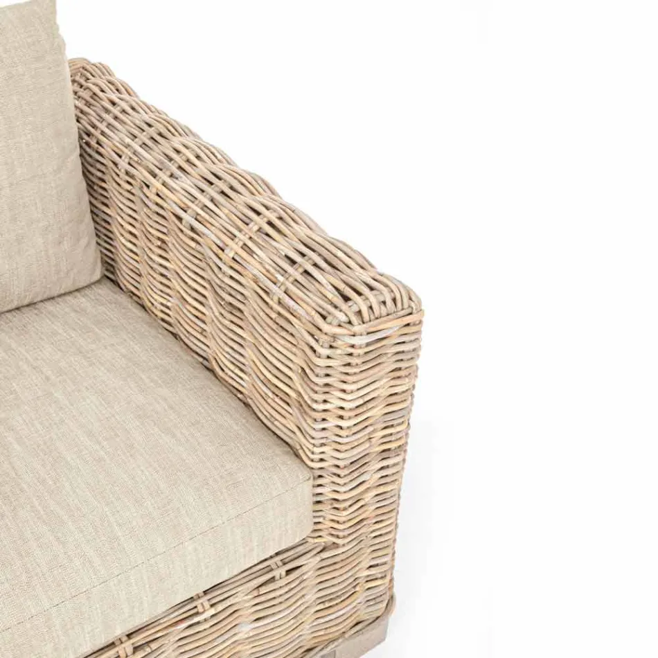 Poltrona de jardim de rattan para ambiente interno / externo - Ceará Viadurini