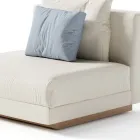 Poltrona de jardim de tecido fabricada na Itália - Rubik Viadurini