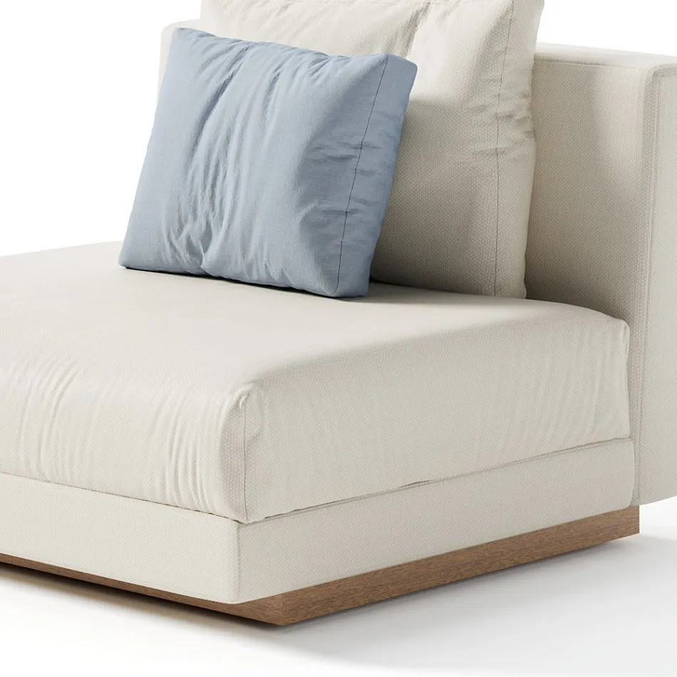 Poltrona de jardim de tecido fabricada na Itália - Rubik Viadurini