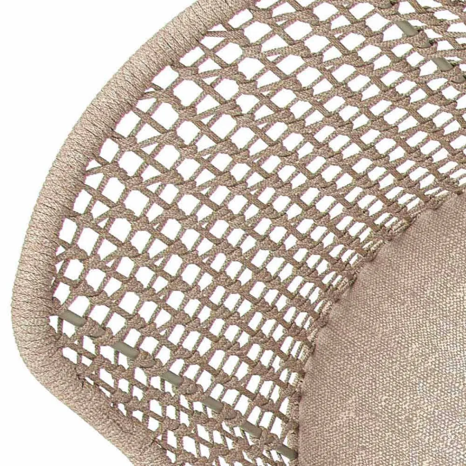 Modern Varaschin Emma poltrona de jardim em madeira iroko sólida Viadurini