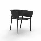 Poltrona de jardim Vondom Africa em polipropileno e fibra de vidro Viadurini