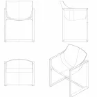 Poltrona de jardim WallStreet Vondom, polipropileno e fibra de vidro Viadurini