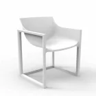 Poltrona de jardim WallStreet Vondom, polipropileno e fibra de vidro Viadurini
