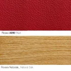 Poltrona Sala com Apoio para Pés em Couro e Madeira Made in Italy - Butterfly Viadurini