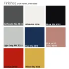 Poltrona Sala de Estar em Tecido e Metal Made in Italy 2 Peças - Sangria Viadurini