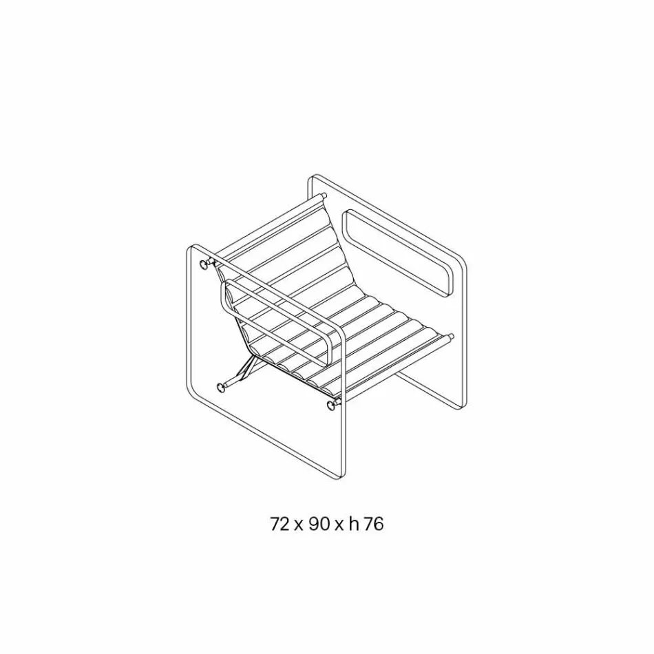 Poltrona da Sala em Vidro e Assento em Couro Branco Design Moderno - Tecna Viadurini