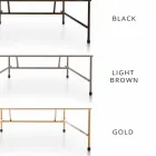 Poltrona de tecido para sala de estar com estrutura metálica Made in Italy - Manila Viadurini