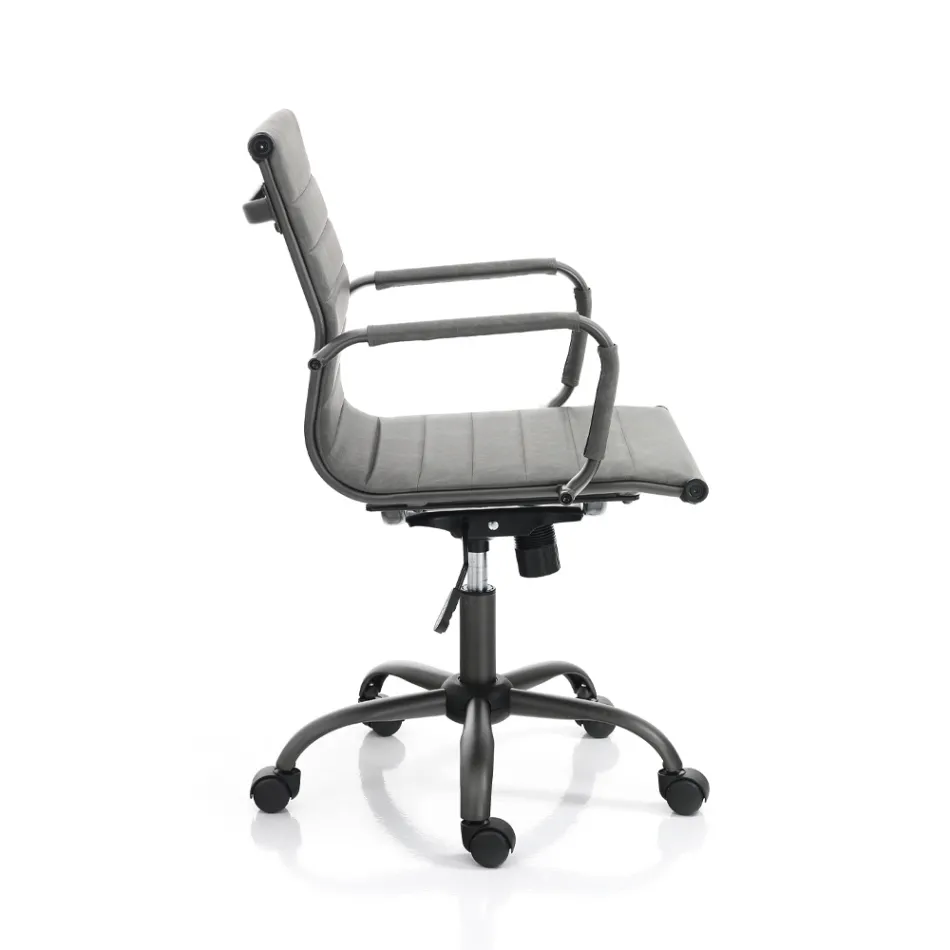 Poltrona de Escritório com Encosto Alto ou Baixo - Rubidio Viadurini