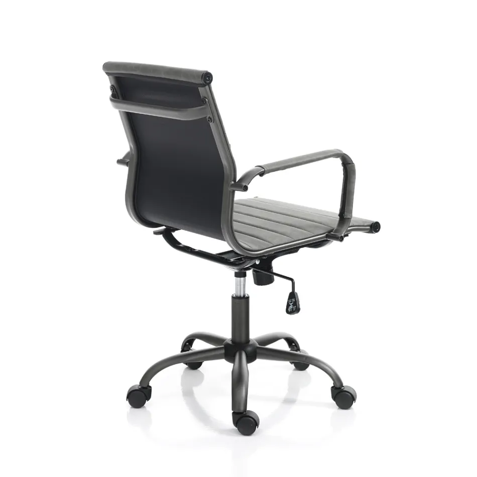 Poltrona de Escritório com Encosto Alto ou Baixo - Rubidio Viadurini