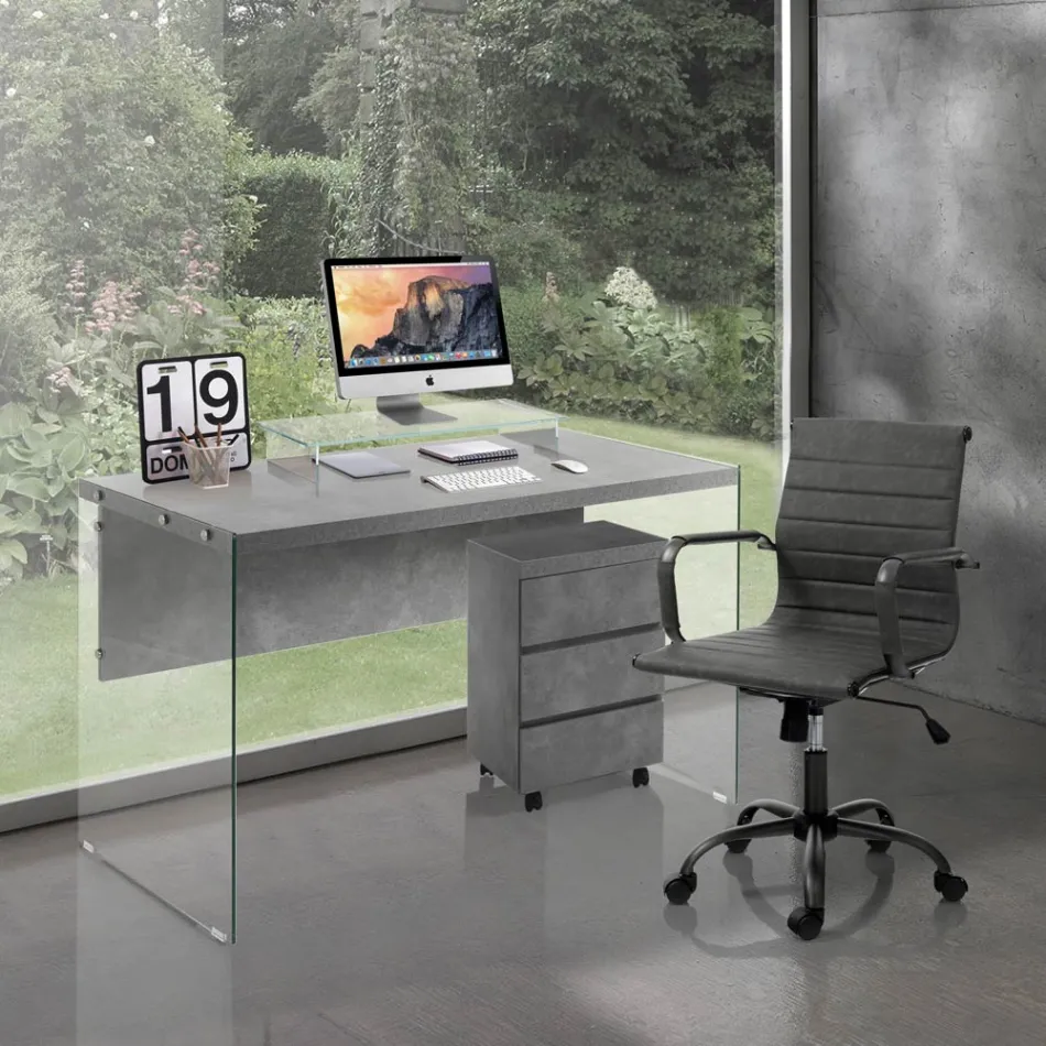 Poltrona de Escritório com Encosto Alto ou Baixo - Rubidio Viadurini