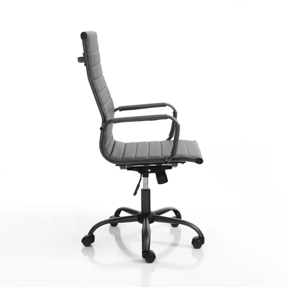 Poltrona de Escritório com Encosto Alto ou Baixo - Rubidio Viadurini