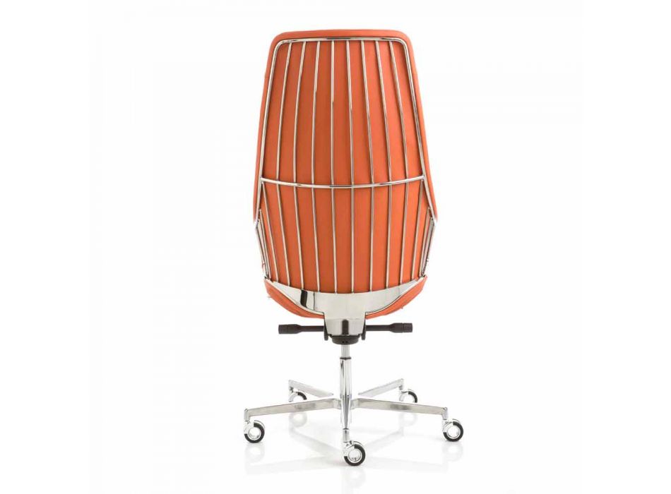 Modelo de cadeira executiva para escritório da italiana Luxy, fabricada na Itália Viadurini