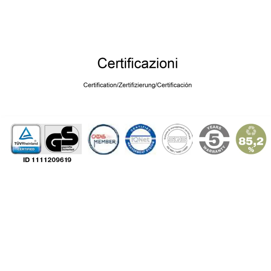 Cadeira ergonômica giratória de escritório com rodas e apoio de cabeça - Gimiglia Viadurini