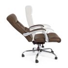 Poltrona giratória reclinável de escritório com design Ecoleather - Bilboa Viadurini