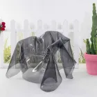 Poltrona de design contemporâneo em plexiglass fumé Paris, made in Italy Viadurini