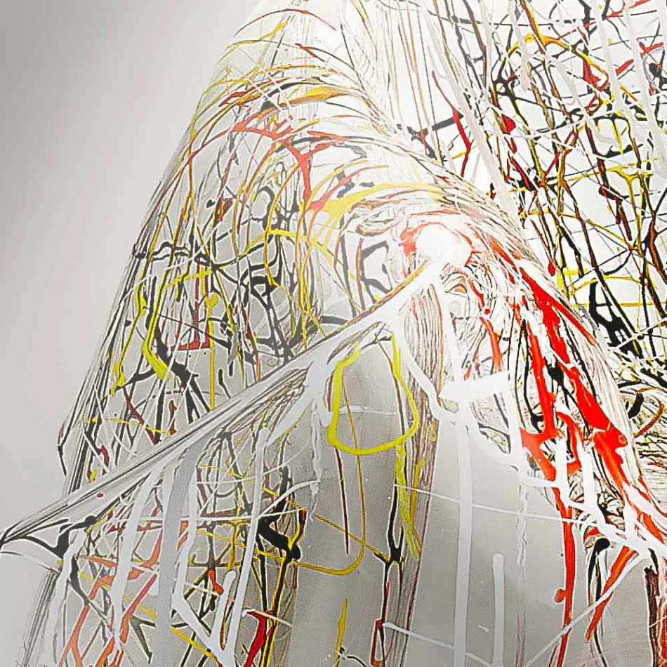 Poltrona de design contemporâneo em plexiglass multicolor Paris, made in Italy Viadurini