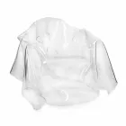 Poltrona de design transparente plexiglas contemporânea Paris, fabricada na Itália Viadurini