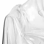 Poltrona de design transparente plexiglas contemporânea Paris, fabricada na Itália Viadurini