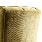 Poltrona de design em tecido acolchoado Grilli Kipling made in Italy Viadurini