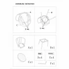 Poltrona com Design de Estilo Industrial em Ferro e Couro Ecológico - Pinny Viadurini