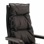 Poltrona contemporânea de escritório executivo em couro sintético Gemma Viadurini