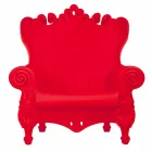 Poltrona elegante colorida Slide de polietileno Love Queen made in Italy Viadurini