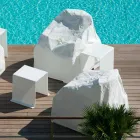 Poltrona flutuante Trona white design Luxury, made in Italy Viadurini