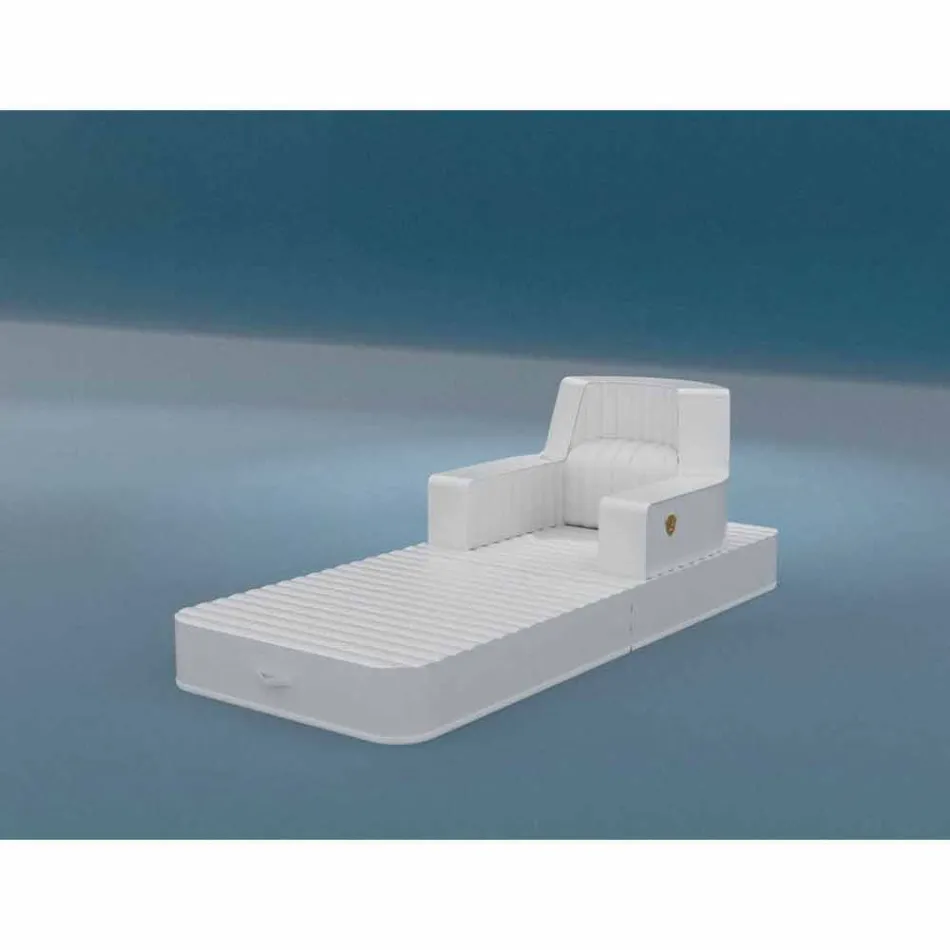 Poltrona flutuante Trona white design Luxury, made in Italy Viadurini