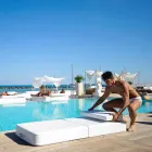 Poltrona flutuante Trona white design Luxury, made in Italy Viadurini