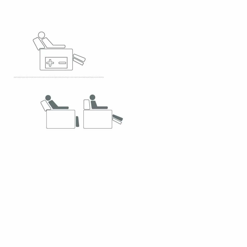 Poltrona giratória com 2 motores de design moderno feita na Itália Cassia Viadurini