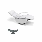 Poltrona giratória com 2 motores de design moderno feita na Itália Cassia Viadurini