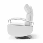 Poltrona giratória com 2 motores de design moderno feita na Itália Cassia Viadurini